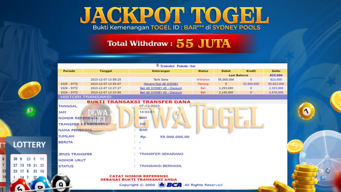 DWT JP TOGEL PAGI 1