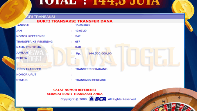 BUKTI JP DWT SIANG